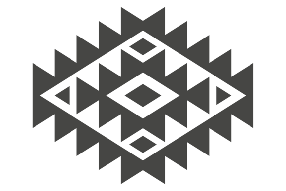 Ancient Aztec Motif Black Logo Design Guide