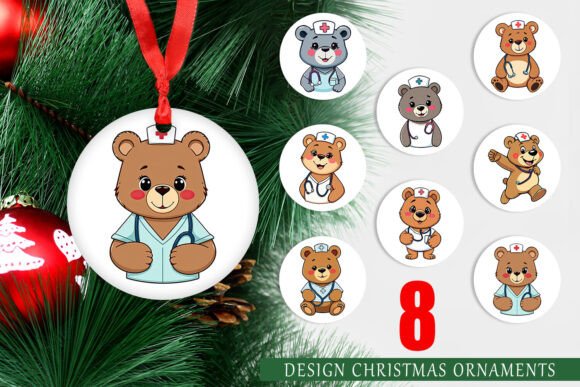 Elevate Your Holiday Decor with the Ornament Nurse Bear Collection