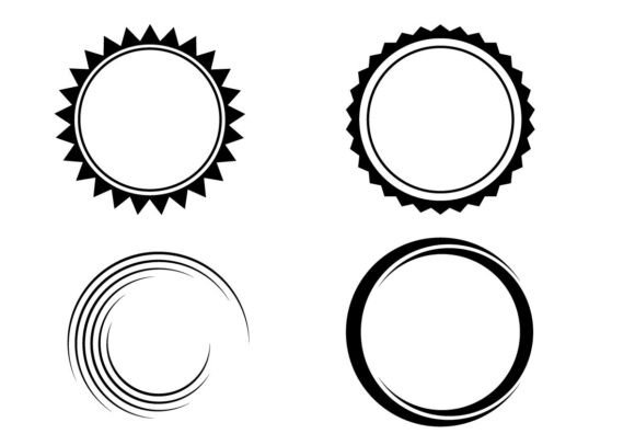 Elevating Visual Identity: The Strategic Value of the Vintage Circular Frames Set Collection in Modern Design