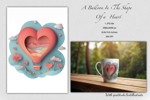 Heart-Shaped Balloon Art for Romance