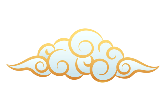 Japanese Cloud Drawing: Traditional Orna
