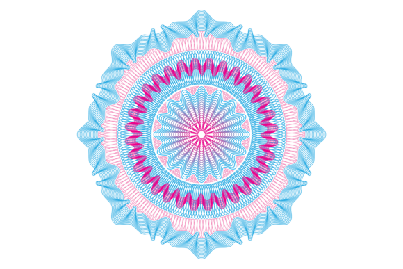 Linear Rosette Emblem Color Guilloche D: A Guide to Decorative Security Elements