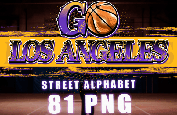 Mastering Urban Design with the Go Los Angeles Graffiti Alphabet, 81 PNG Collection