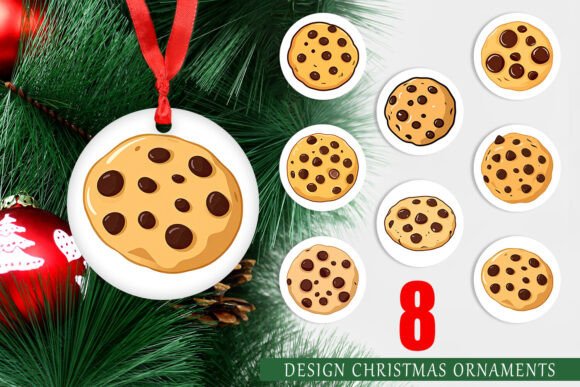 Ornament Chocolate Chip Cookie: Festive DIY