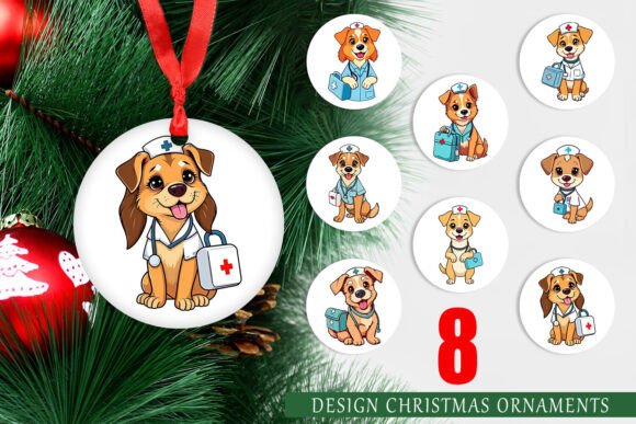 Ornament Nurse Dog: Integrating Professional Holiday Designs into Your Creative Workflow