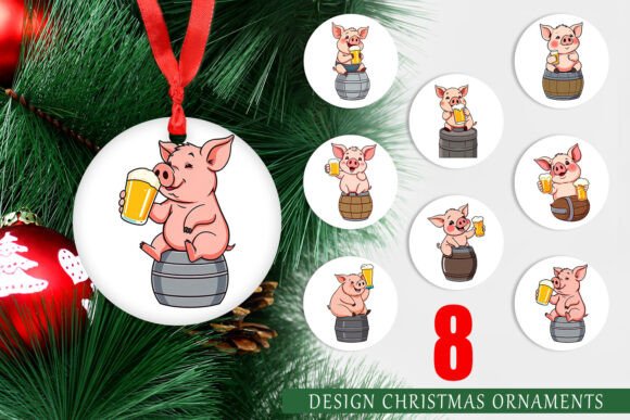 Ornament Pig Beer Day: A Creative Workflow for Holiday Branding and Design