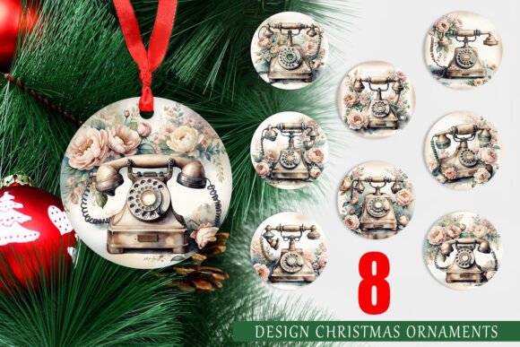 Ornament Rotary Telephone: Vintage Charm