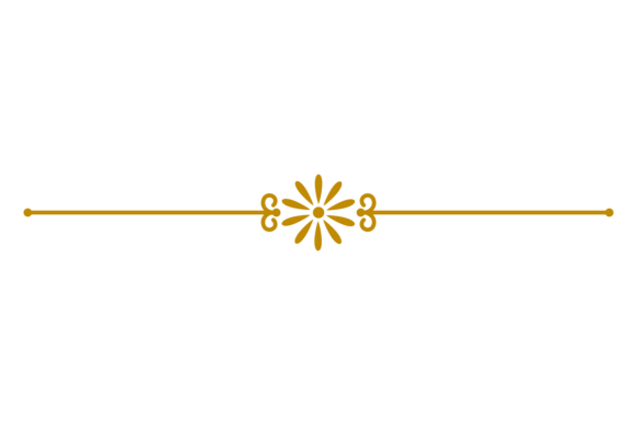 Text Separator in Golden Line Retro Deco: Elevating Design with Precision and Style