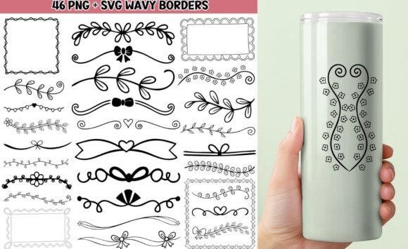 Wavy Borders Floral Heart Line Bow SVG: A Practical Guide for Crafters and Designers