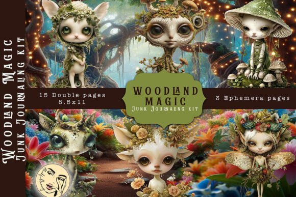Woodland Magic Junk Journaling Kit